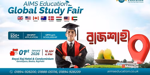 AIMS Education Global Study Fair in Rajshahi