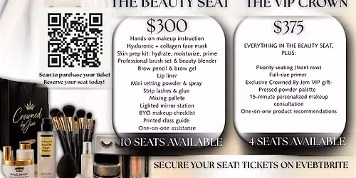 Crowned by Jem Presents- Beauty Masterclass
