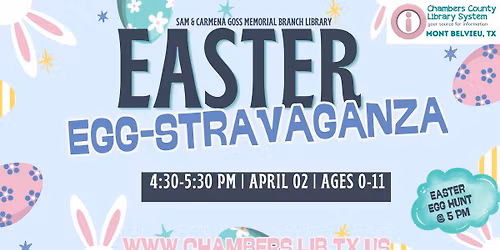 MONT BELVIEU: Easter Party - Ages 0-11