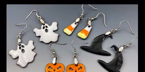 Halloween Enamel Earrings