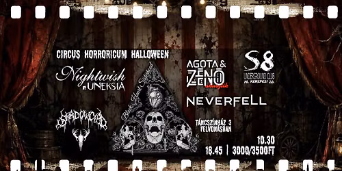 Circus Horroricum Halloween - S8 Underground Club