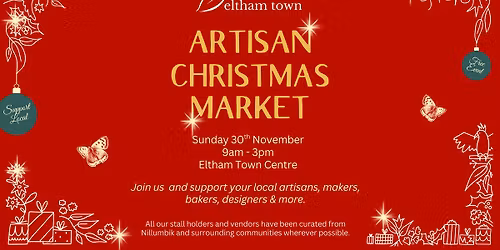 Eltham Town Artisan Christmas Market 2025