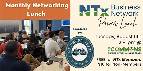 August 2026 - NTx NETWORKING LUNCH