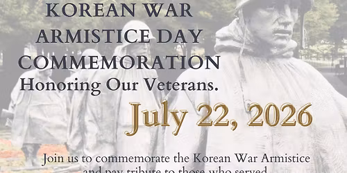 Annual Korean War Armistice Day - Commemoration