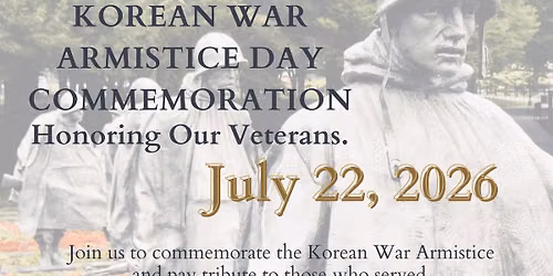 Annual Korean War Armistice Day - Commemoration
