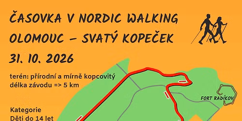 \u010casovka v Nordic Walking na Sv. Kope\u010dku \u2013 31. 10. 2026