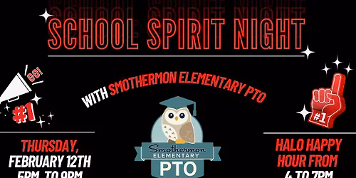 School Spirit Night - Smothermon Elementary PTO