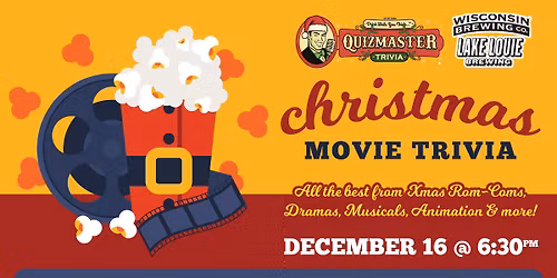 \ud83c\udf85\ud83c\udfac Christmas Movie Trivia at Lake Louie Brewing!