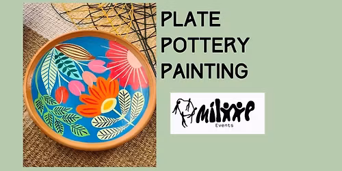 Plate Pottery Painting
