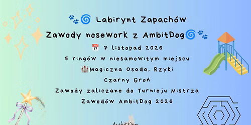 Labirynt Zapach\u00f3w - Zawody Nosework z AmbitDog