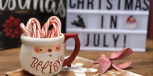\ud83c\udf84\u2728 CHRISTMAS IN JULY is coming to Board & Brush Modesto! 