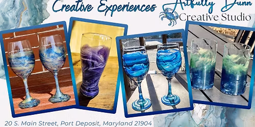 Workshop - Resin Mica Swirl - Drinkware You Choose - 20 S. Main Street, Port Deposit, MD 21904