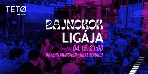 BAJNOKOK LIG\u00c1JA: BAYERN M\u00dcNCHEN - REAL MADRID \u2013 MECCSN\u00c9Z\u00c9S A TET\u00d8N! \u26bd\ufe0f\ud83d\udd25