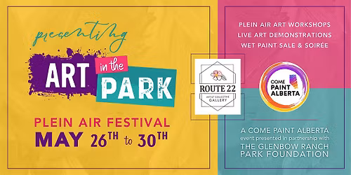 Artist Registration: ART IN THE PARK Plein Air Festival - 05 | 26- 30