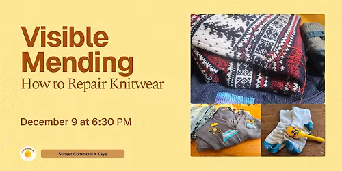 Visible Mending: How to Repair Knitwear