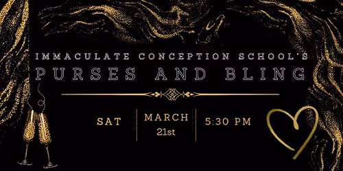 Immaculate Conception School Purses and Bling