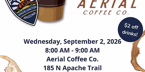 Coffee With a Cop - Aerial Coffee