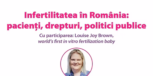 Louise Brown, world's first IVFbaby, in Bucharest! 