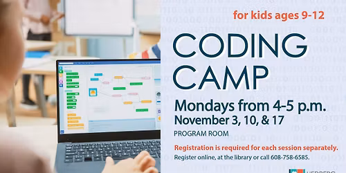 Coding Camp (ages 9-12)