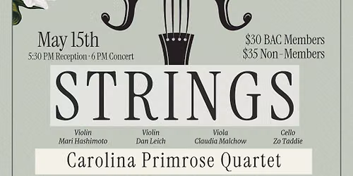 Spring Strings with the Carolina Primrose Quartet