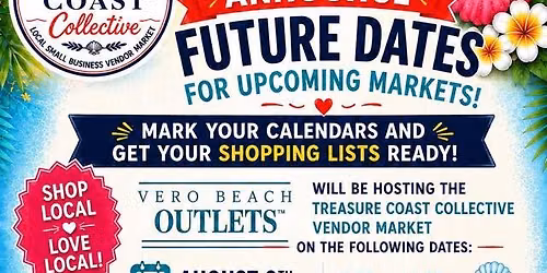 Treasure Coast Collective August Market at Vero Beach Outlets