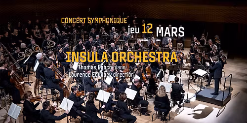 INSULA ORCHESTRA - Concert Symphonique - jeu 12 mars - L'Archipel Perpignan