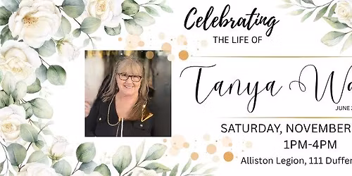Celebration of Tanya Walsh