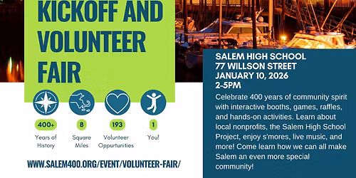 Salem 400+ Kickoff and Volunteer Fair