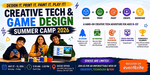 Creative Tech & Game Design Summer Camp