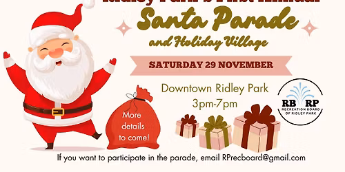 Ridley Park's Santa Parade and Holiday Village