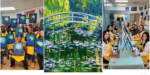BYOB Sip & Paint Class \u201cMonet's Water Lilies\u201d