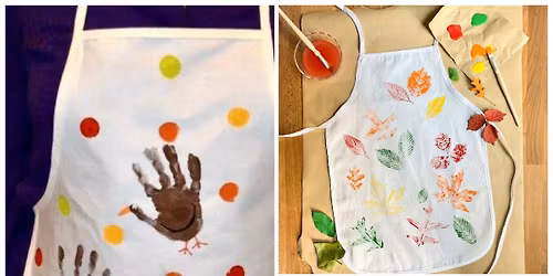 Kids Thanksgiving Apron Painting 