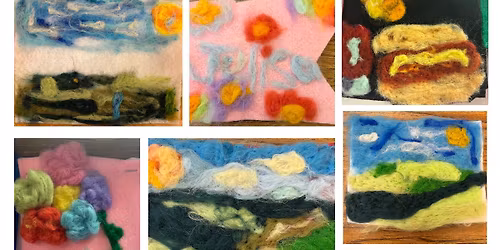 Kids Art Workshop: Needle Felting for Ages 8\u201314 July 1st