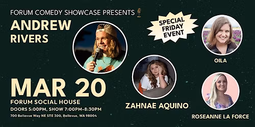 Forum does Funny! Stand-up Comedy show at Forum Social House