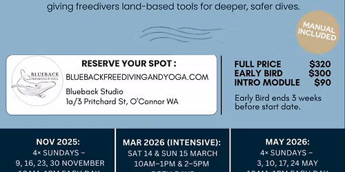 Freediver Foundations Program - Nov 2025