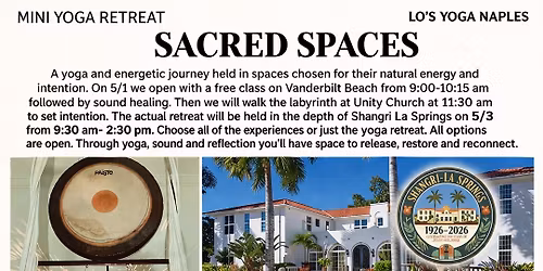 Sacred Spaces Journey