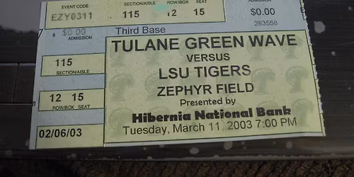 Tulane Green Wave at LSU Tigers Baseball at Alex Box Stadium