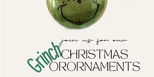 South Charleston Farmers Market Grinch Ornament making