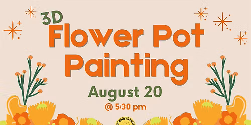 3D Flower Pot Painting