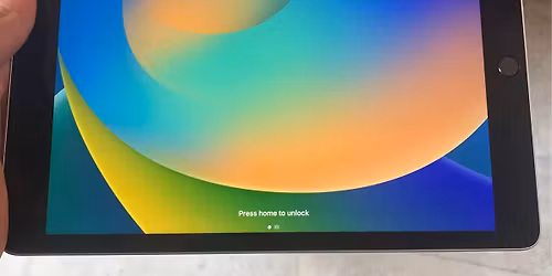 Press Home to Unlock