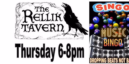 Singo "music bingo" Game Night at the Rellik Tavern in Bencia