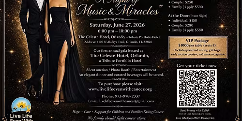 \u2728A Night of Music & Miracles\u2728