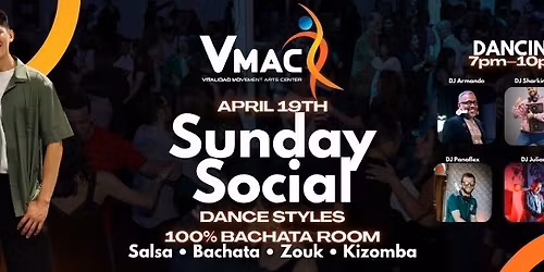 VMAC Sunday Social + plus Bachata Class
