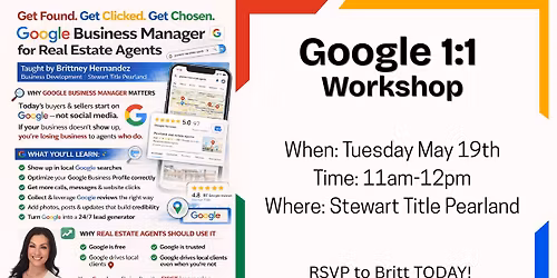 Google 1:1 Workshop With B