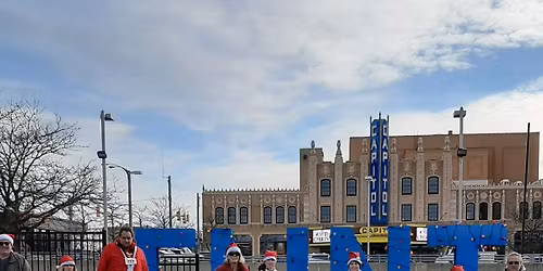 Santa Hat Walk Downtown Flint