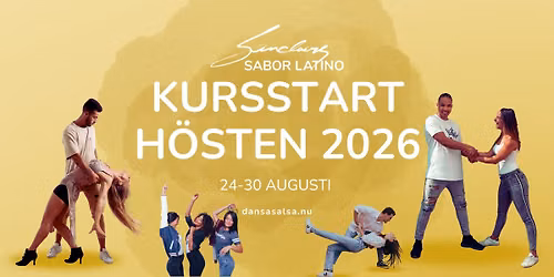 Kursstart h\u00f6sten 2026 p\u00e5 Sinclairs Sabor Latino! 