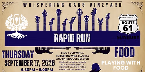Free, Live Music w\/ Rapid Run