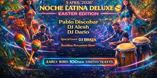 NOCHE LATINA DELUXE \ud83d\udc23 Easter Edition | Club Limbo @ Caf\u00e9 Opera | S\u00f6n 5 April (\ud83d\udd25M\u00e5n R\u00f6d dag)