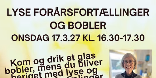 Lyse fort\u00e6llinger og bobler