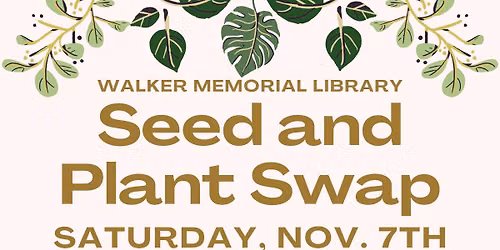 Seed and Plant Swap